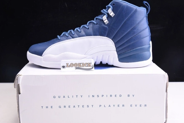 Blue 12 Air Retro 130690-404 Jordan Stone 0801